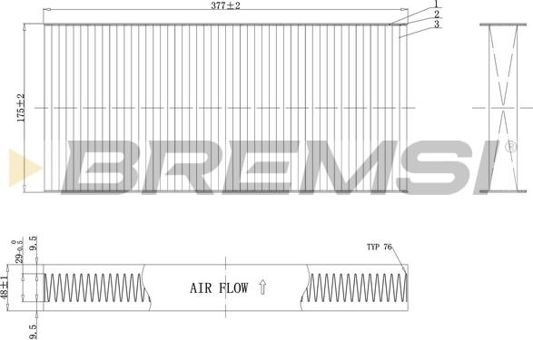 Bremsi FC0403 - Filtrs, Salona telpas gaiss autodraugiem.lv