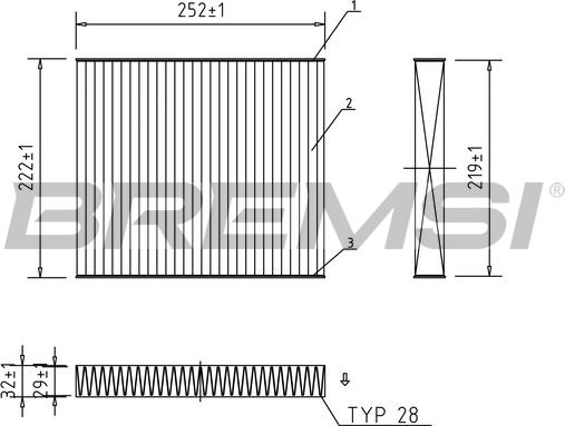 Bremsi FC0416A - Filtrs, Salona telpas gaiss autodraugiem.lv