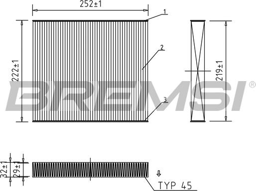 Bremsi FC0416 - Filtrs, Salona telpas gaiss autodraugiem.lv