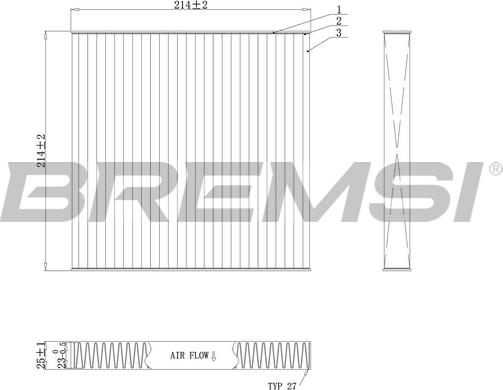 Bremsi FC0439C - Filtrs, Salona telpas gaiss autodraugiem.lv