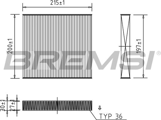 Bremsi FC0431 - Filtrs, Salona telpas gaiss autodraugiem.lv