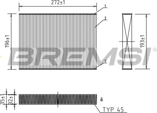 Bremsi FC0470 - Filtrs, Salona telpas gaiss autodraugiem.lv