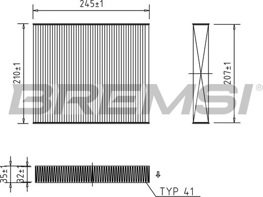 Bremsi FC0094 - Filtrs, Salona telpas gaiss autodraugiem.lv