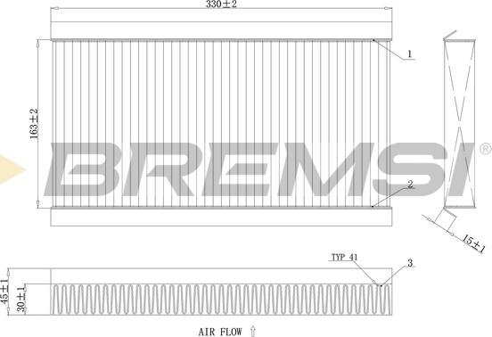 Bremsi FC0090A - Filtrs, Salona telpas gaiss autodraugiem.lv