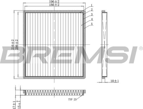 Bremsi FC0089A - Filtrs, Salona telpas gaiss autodraugiem.lv