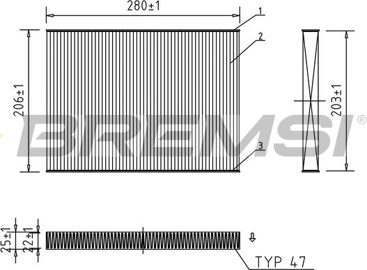 Bremsi FC0084 - Filtrs, Salona telpas gaiss autodraugiem.lv