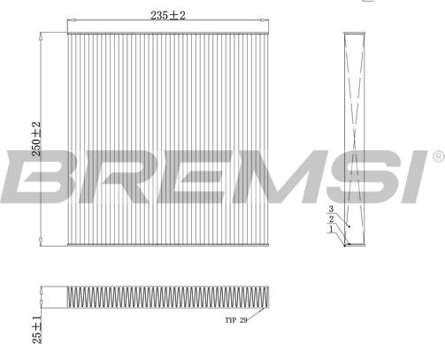 Bremsi FC0082C - Filtrs, Salona telpas gaiss autodraugiem.lv