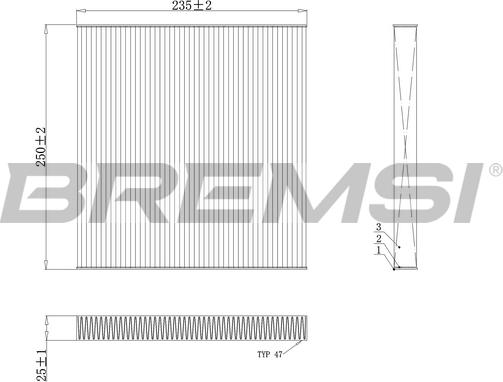 Bremsi FC0082 - Filtrs, Salona telpas gaiss autodraugiem.lv