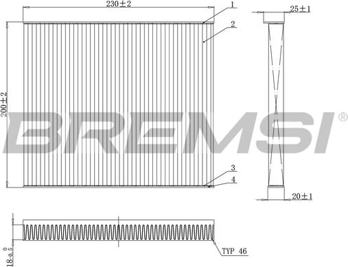 Bremsi FC0079 - Filtrs, Salona telpas gaiss autodraugiem.lv