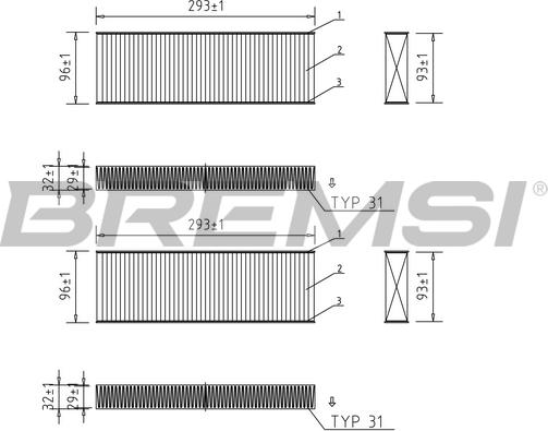 Bremsi FC0071A - Filtrs, Salona telpas gaiss autodraugiem.lv