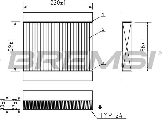 Bremsi FC0197A - Filtrs, Salona telpas gaiss autodraugiem.lv