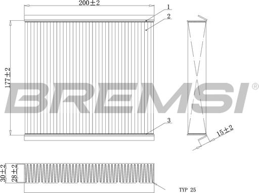 Bremsi FC0167C - Filtrs, Salona telpas gaiss autodraugiem.lv