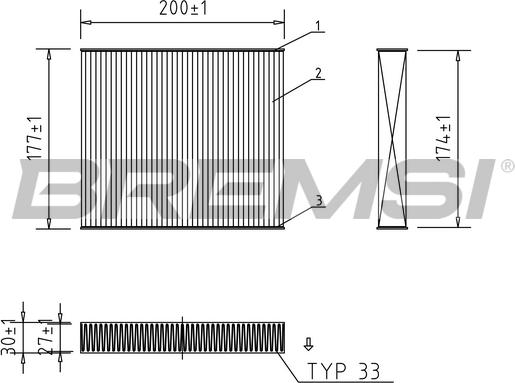 Bremsi FC0167 - Filtrs, Salona telpas gaiss autodraugiem.lv