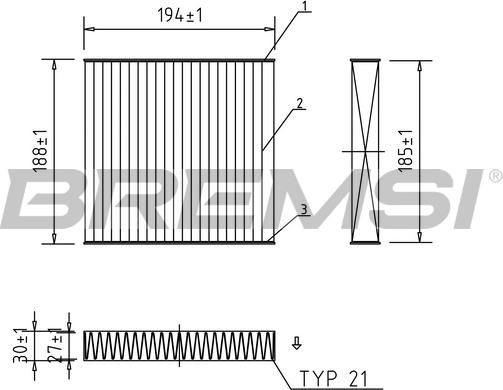 Bremsi FC0171A - Filtrs, Salona telpas gaiss autodraugiem.lv