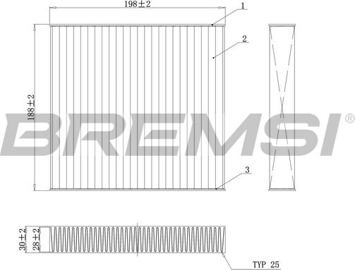 Bremsi FC0171C - Filtrs, Salona telpas gaiss autodraugiem.lv