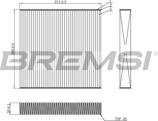 Bremsi FC0899 - Filtrs, Salona telpas gaiss autodraugiem.lv