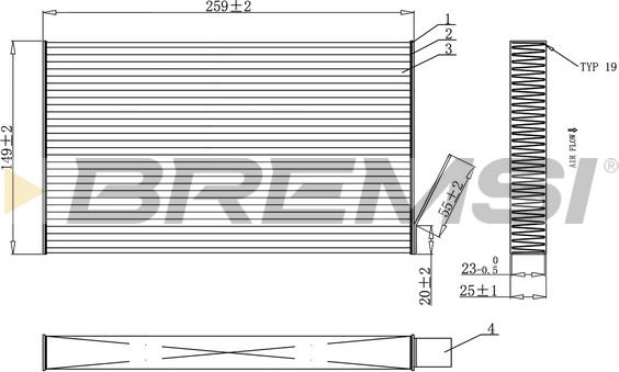 Bremsi FC0865C - Filtrs, Salona telpas gaiss autodraugiem.lv