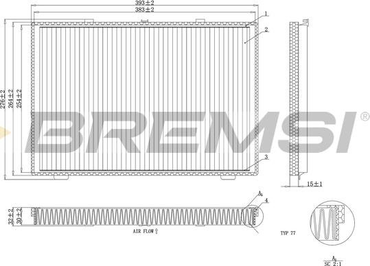 Bremsi FC1946 - Filtrs, Salona telpas gaiss autodraugiem.lv