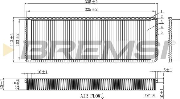 Bremsi FC1915C - Filtrs, Salona telpas gaiss autodraugiem.lv