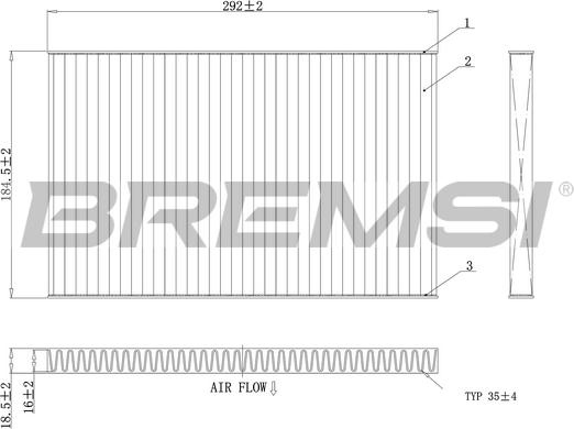 Bremsi FC1404A - Filtrs, Salona telpas gaiss autodraugiem.lv