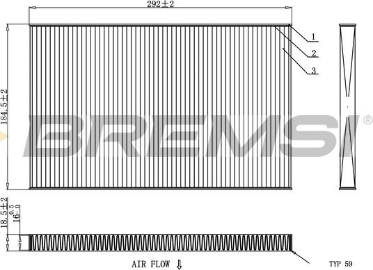 Bremsi FC1404 - Filtrs, Salona telpas gaiss autodraugiem.lv