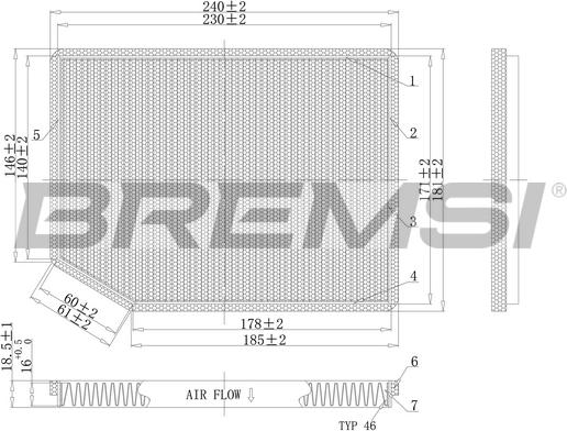 Bremsi FC1542 - Filtrs, Salona telpas gaiss autodraugiem.lv