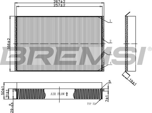 Bremsi FC1553 - Filtrs, Salona telpas gaiss autodraugiem.lv