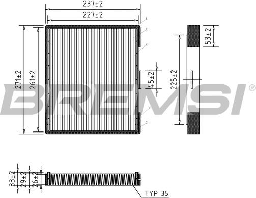 Bremsi FC1527 - Filtrs, Salona telpas gaiss autodraugiem.lv