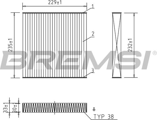 Bremsi FC1325 - Filtrs, Salona telpas gaiss autodraugiem.lv