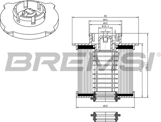 Bremsi FE0042 - Degvielas filtrs autodraugiem.lv