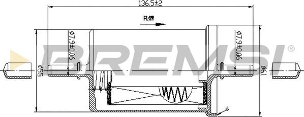 Bremsi FE0061 - Degvielas filtrs autodraugiem.lv
