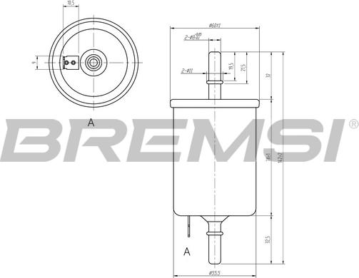 Bremsi FE0844 - Degvielas filtrs autodraugiem.lv