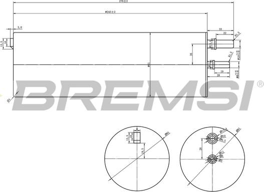 Bremsi FE0821 - Degvielas filtrs autodraugiem.lv