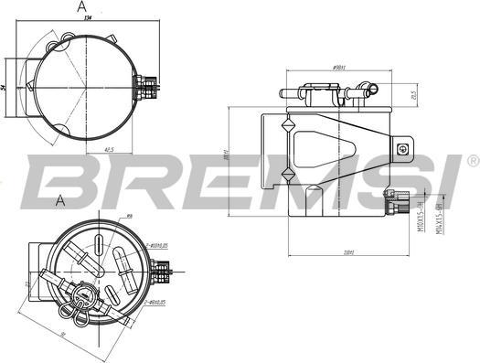 Bremsi FE0388 - Degvielas filtrs autodraugiem.lv