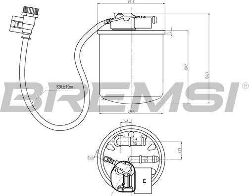 Bremsi FE0383 - Degvielas filtrs autodraugiem.lv