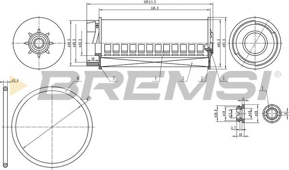 Bremsi FE0334 - Degvielas filtrs autodraugiem.lv