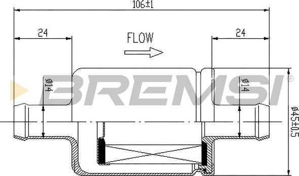 Bremsi FE0330 - Degvielas filtrs autodraugiem.lv