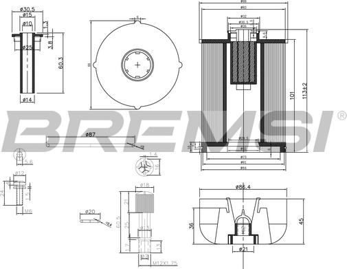 Bremsi FE0337 - Degvielas filtrs autodraugiem.lv