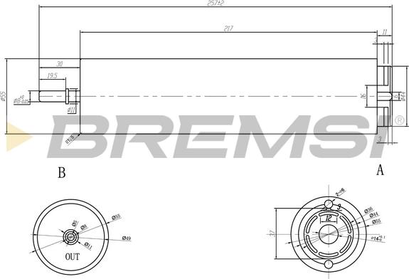 Bremsi FE0374 - Degvielas filtrs autodraugiem.lv