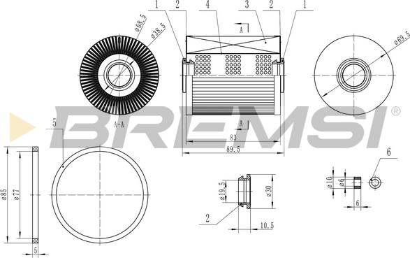 Bremsi FE0770 - Degvielas filtrs autodraugiem.lv