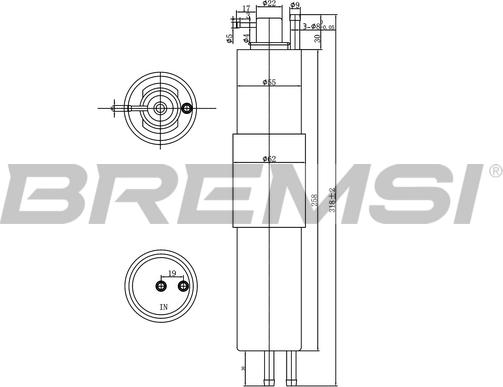 Bremsi FE1521 - Degvielas filtrs autodraugiem.lv