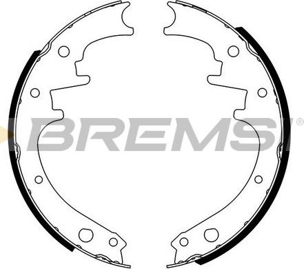 Bremsi GF4169 - Bremžu loku komplekts autodraugiem.lv