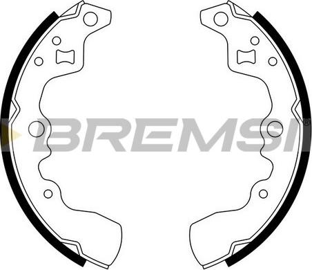 Bremsi GF0901 - Bremžu loku komplekts autodraugiem.lv