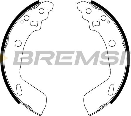 Bremsi GF0928 - Bremžu loku komplekts autodraugiem.lv