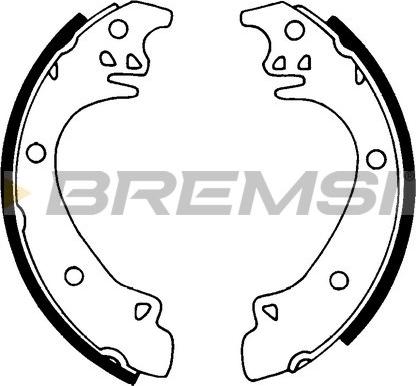 Bremsi GF0444 - Bremžu loku komplekts autodraugiem.lv