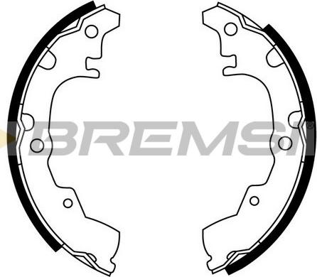 Bremsi GF0664 - Bremžu loku komplekts autodraugiem.lv