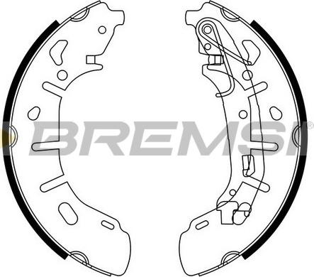 Bremsi GF0148 - Bremžu loku komplekts autodraugiem.lv