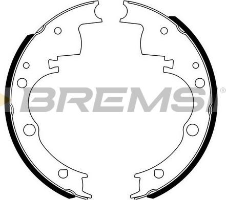 Bremsi GF0165 05/10 - Bremžu loku komplekts autodraugiem.lv