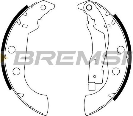 Bremsi GF0107 - Bremžu loku komplekts autodraugiem.lv