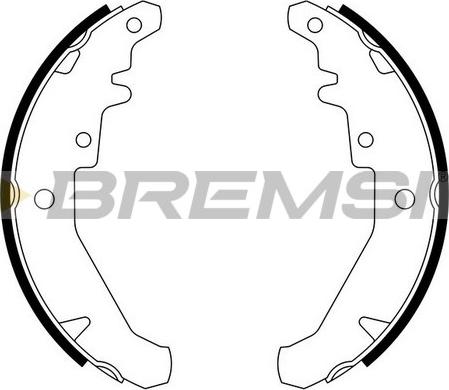 Bremsi GF0182 - Bremžu loku komplekts autodraugiem.lv